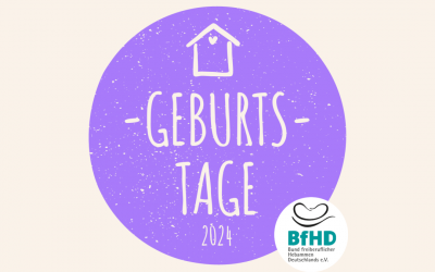 GeburtsTage 2024 – Hebammenkongress- 40 Jahre BfHD e.V.